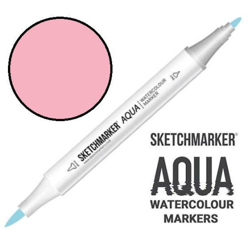 Маркер акварельный SketchMarker Aqua Pro Розовый сумеречный, SMA-DROSE