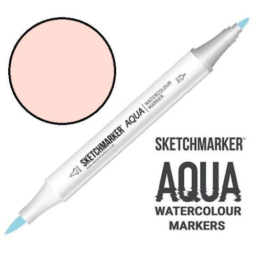 Маркер акварельный SketchMarker Aqua Pro пунцовый, SMA-BLUSH