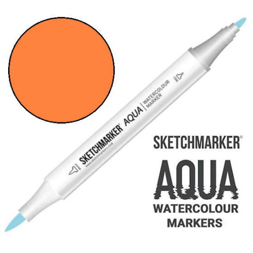 Маркер акварельный SketchMarker Aqua Pro Оранжевый весенний, SMA-SPROR