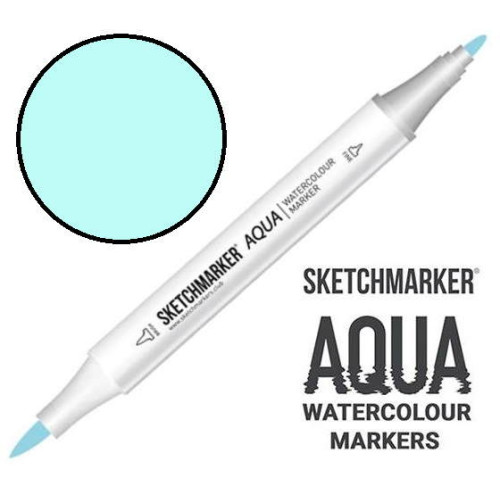 Маркер акварельный SketchMarker Aqua Pro Зеленый мятный, SMA-MINTGR