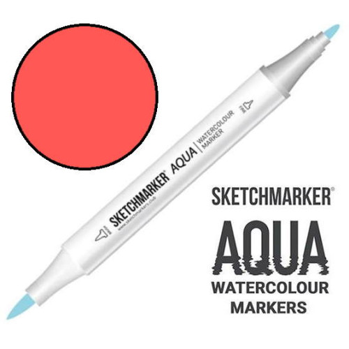 Маркер акварельный SketchMarker Aqua Pro Вермилион, SMA-VERM