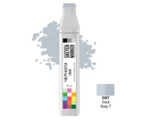 Чернила для маркеров SKETCHMARKER CG7 заправка 20 мл Cool Gray 7 (Прохладный серый 7)