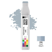Чернила для маркеров SKETCHMARKER CG6 заправка 20 мл Прохладный серый 6