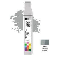 Чорнило для маркерів SKETCHMARKER SG6 заправка 20 мл Simple Gray 6 (Простий сірий 6)