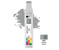 Чорнило для маркерів SKETCHMARKER SG5 заправка 20 мл Simple Gray 5 (Простий сірий 5)