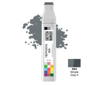 Чорнило для маркерів SKETCHMARKER SG4 заправка 20 мл Simple Gray 4 (Простий сірий 4)