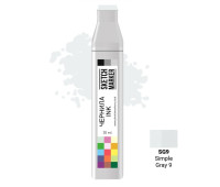 Чорнило для маркерів SKETCHMARKER SG9 заправка 20 мл Simple Gray 9 (Простий сірий 9)