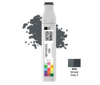 Чернила для маркеров SKETCHMARKER SG3 заправка 20 мл Simple Gray 3 (Простой серый 3)