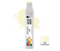 Чернила для маркеров SKETCHMARKER Y75 заправка 20 мл Champagne (Шампань)