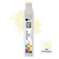 Чернила для маркеров SKETCHMARKER Y75 заправка 20 мл Champagne (Шампань)