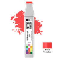 Чорнило для маркерів SKETCHMARKER R122 заправка 20 мл Vermilion (Яскраво-червоний)