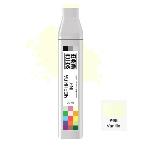 Чернила для маркеров SKETCHMARKER Y95 заправка 20 мл Vanilla (Ванильный)