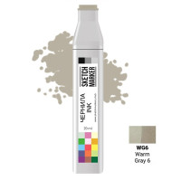 Чернила для маркеров SKETCHMARKER WG6 заправка 20 мл Warm Gray 6 (Теплый серый 6)