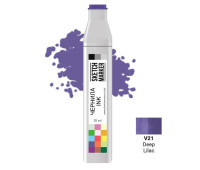 Чернила для маркеров SKETCHMARKER V21 Deep Lilac (Глубокий сиреневый) 20 мл