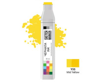 Чернила для маркера SKETCHMARKER Y33 заправка 20 мл Mid Yellow (Средний желтый) SI-Y33