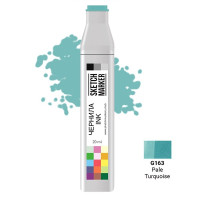 Чернила для маркера SKETCHMARKER G163 заправка 20 мл Pale Turquoise (Бледно бирюзовый) SI-G163