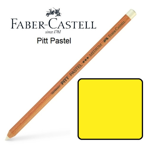 Олівець пастельний Faber-Castell PITT світло-жовта глазур (light yellow glaze) № 104 , 112204