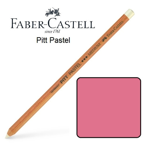Карандаш пастельный Faber-Castell PITT бледно-розовый карминовый  pastel rose carmine  № 124, 112224