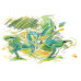 Карандаш пастельный Faber-Castell PITT зеленый кобальт  pastel сobalt green) № 156, 112256