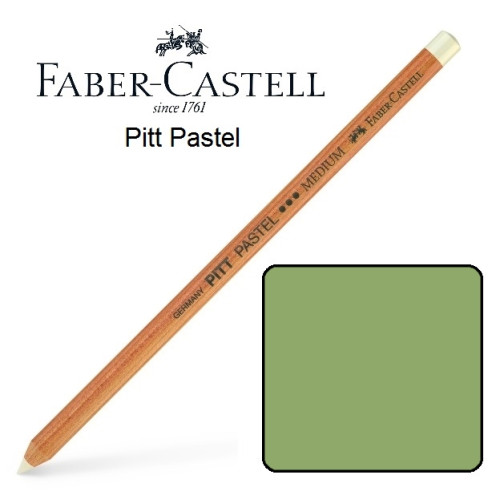 Пастельний олівець Faber-Castell PITT перманентний зелено-оливковий permanent green olive) № 167, 112267
