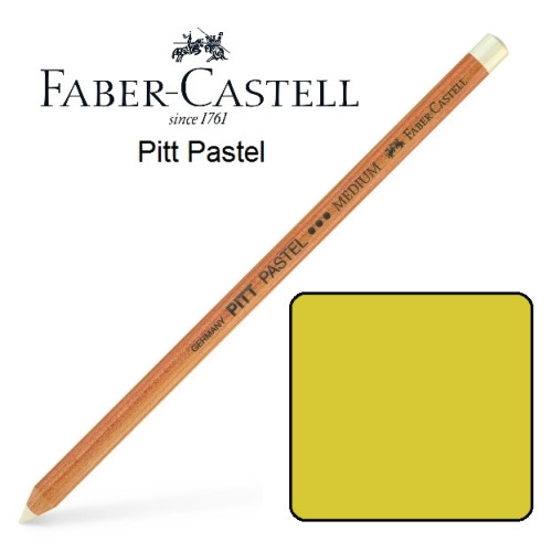 Карандаш пастельный Faber-Castell PITT зелёно-жёлтый  pastel earth green yellowish) № 168, 112268