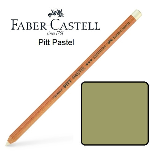 Карандаш пастельный Faber-Castell PITT темно-зеленый хром  pastel сhromium green opaque) № 174, 112274