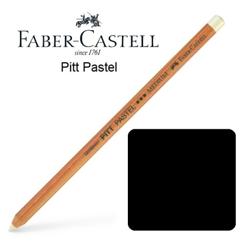 Пастельний олівець Faber-Castell PITT чорний ( pastel black) № 199, 112299