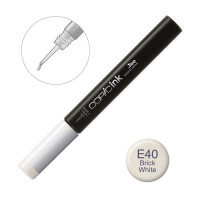 Чорнило Copic E-40 Brick white (Сіро-білий) 12 мл