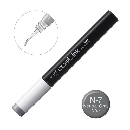 Чорнило Copic N-6 Neutral gray (Нейтральний сірий) 12 мл