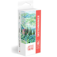 набір Лайнеров SketchMarker ARTIST Fine Pen Basic, 60 цв AFP-60SET