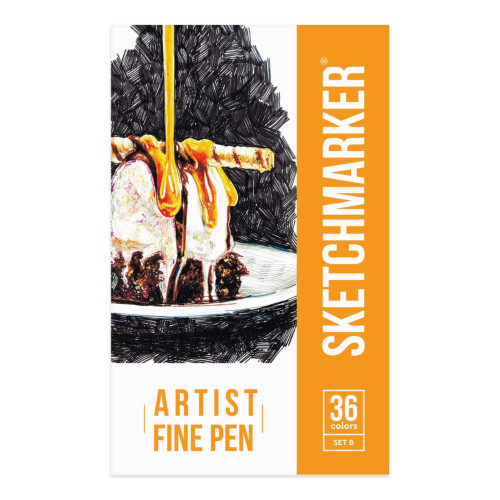 Набор Лайнеров SketchMarker ARTIST Fine Pen Basic 2, 36 цв AFP-36BAS2