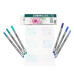 Набор Лайнеров SketchMarker ARTIST Fine Pen Basic 1, 6 цв AFP-6BAS1