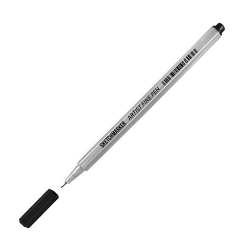 Лайнер SketchMarker ARTIST Fine Pen 0,4 мм, черный, AFP-BLK
