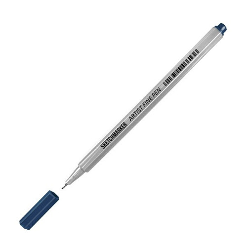 Лайнер SketchMarker ARTIST Fine Pen 0,4мм, темно-синій, AFP-DKBL