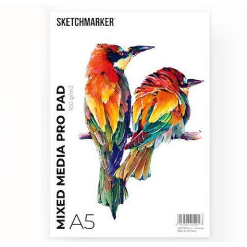 Альбом для маркеров A5 Sketchmarker Mixed Media Pro Pad 30 листов, 160 г