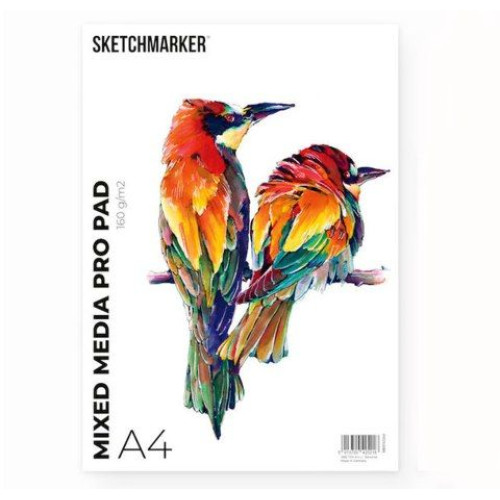 Альбом для маркеров A4 Sketchmarker Mixed Media Pro Pad 30 листов, 160 г