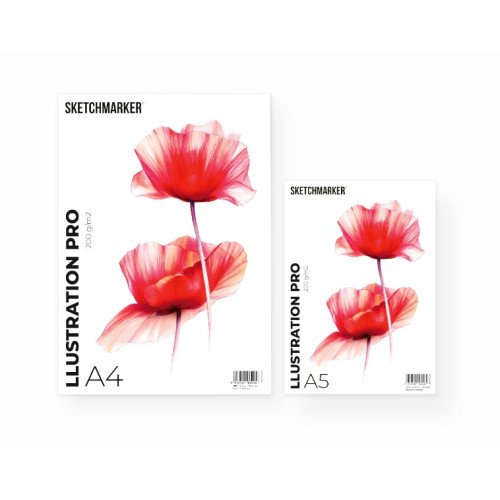 Альбом для маркеров A5 Sketchmarker Illustration Pro Pad 30 листов, 200 г