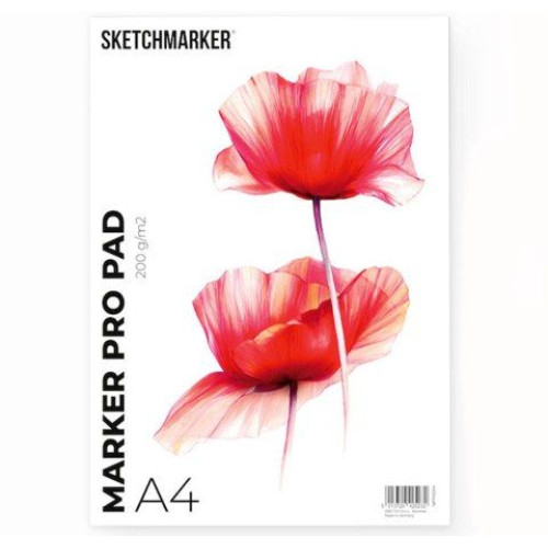 Альбом для маркеров A4 Sketchmarker Illustration Pro Pad 30 листов, 200 г