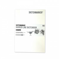 Скетчбук SketchMarker А5 16 аркушів, 160 г, білий, MLSSM/WHITE