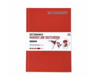 Скетчбук SketchMarker А5 44 листов, 160 г, светло-красный, MLHSM / LRED