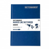 Скетчбук SketchMarker А5 44 аркушів, 160 г, синій, MLHSM/BLUE