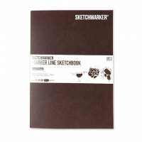 Скетчбук SketchMarker В5 16 аркушів, 160 г, червоне дерево, MLSM/MAH
