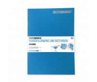 Скетчбук SketchMarker В5 16 листов, 180 г, бирюзовый, MGLSM / TURC