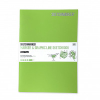 Скетчбук SketchMarker В5 16 аркушів, 180 г, лайм, MGLSM/LIME