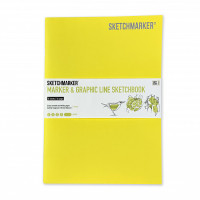 Скетчбук SketchMarker В5 16 аркушів, 180 г, лимон, MGLSM/LIMO