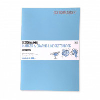 Скетчбук SketchMarker В5 16 аркушів, 180 г, Смеральда, MGLSM/SMER