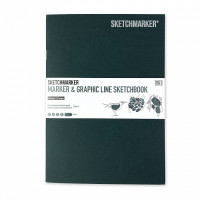 Скетчбук SketchMarker В5 16 аркушів, 180 г, холі, MGLSM/HOLL