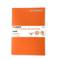 Скетчбук SketchMarker В5 16 аркушів, 180 г, холі, MGLSM/HOLL
