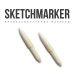 Набор 2 сменных пера кисть для Sketchmarker Brush, Spbrush