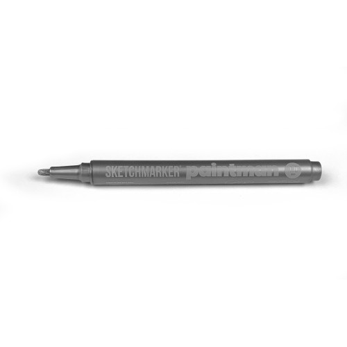 Маркер перманентний SketchMarker Paintman 1,0 мм, срібний, SMPM1SILV